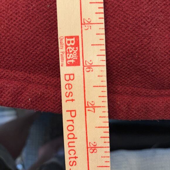 REI Sweatshirt Collared Full Zip Red Fleece Zip Pockets Gorpcore Womens Size XL - Picture 5 of 7